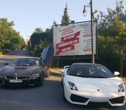 luxurysupercars:  BMW &amp; Lamborghini