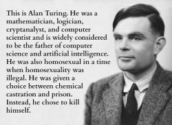 astrodidact:  Today (June 23rd), would have been Alan Turing’s