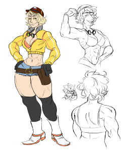 tokikiko:i take ur concern for Cindy’s outfit and raise you this: its for showing off her Big Beautiful Muscles