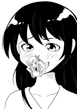 jsxenom:Yozora decides to swallow Sena.  She looks as if this is some sort of  punishment for the school princess.  Likely she’ll cough her up later,  as she wouldn’t want her inside her for very long.Another set  from Jitensha.  I was doing sequences