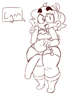 angstrom-nsfw:  jellotsfuta:@angstrom-nsfw‘s Character Lynn telling yall to come get yalls heals using this as a ref for Lynn’s hair from now on, I hope you don’t mind.Thanks again!!