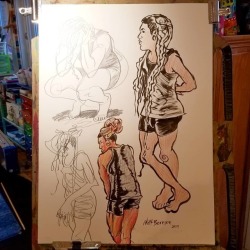 Figure drawing!  A new place. It&rsquo;s interesting seeing new figure drawing venues and how they coordinate things.  Also meeting new models and new art buddies is always good.   ========================== I do all sorts of events, any kind of party