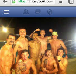 facebookxrated:  Naked army lads on holiday