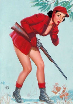 vintage-pinup-girls:  Vintage pinup girl by K O Munson.
