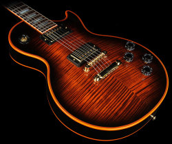 Guitarslob:  Gibson Custom Shop Les Paul Custom Electric Guitar Orange Widow   