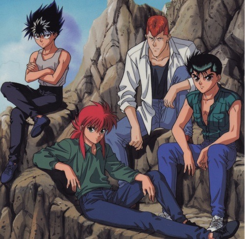 One of my favourite things about anime series from the 90's involving a large cast of males...