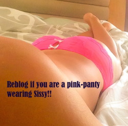 Sissygirlsophieuk:  Sissyjessicachance:  Paigecdteez:  Trams-Amee:  I Love Pink Panties!!