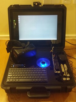 circuitfry:  I know for a fact this post is going to be huge haha BUT I GOTTA SHARE IT, IT’S SO COOL. Redditor fnordcorps just finished assembling his portable Oculus Rift mod. He turned his briefcase (“Pelicase”) into a virtual reality jack-in