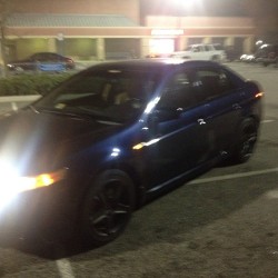 Acura TL 2005 ABP.  blacked out rims and