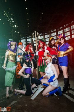 dasha-ocean:  Fake Geek Girls as DC Bombshells at Comic Con St. Peterburg 2016! ♥ 