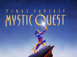 thevideogameartarchive:  Final Fantasy… Mystic Quest? Yes, this was a spinoff of the Final Fantasy series for the Super Nintendo. Similar in some ways to the standard series, but wildly different in others.Here we have the US cover and logo for the