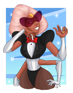 bucketofchum:  The original file was too big, but if you want to download, it’s on my dA here. So I’ve always imagined Sardonyx as Asian-coded, and it really bummed me out not seeing a lot of Asian Sardonyx out there? So I sought to rectify that myself.