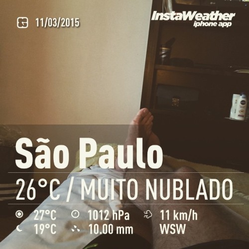 Made with @instaweatherpro Free App! #instaweather #instaweatherpro #weather #wx #sãopaulo #brasil #day #br (em The Palace - Flat - Moema - SP)