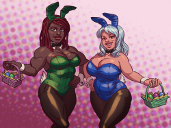 mistercrowbar:  playboy bunnies count as seasonal rite? does it also still count if it’s near two am the day after way to be last minute feat @dansome0203‘s aries on the right 