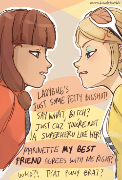 baraschino:  the ultimate showdown but ok for real. what if they both loved one alter ego and hated the other 