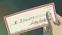 wildlyunlikelynae:  circutron:  stokerbramwell:  zamisriza-the-resurrection: Reblog the 500,000 dollar written check from Seto Kaiba and money will come your way.  Can’t wait to get a half million dollars from Kaiba Corp  Screw the rules, I have an
