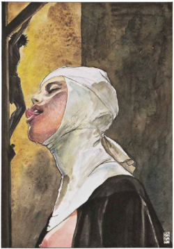 le-plus-beau-des-mensonges:  Illustrations for “Letters of a Portuguese Nun&ldquo; by Milo Manara 