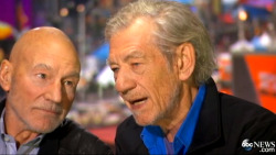 fuckyeahsirpatrickstewart:  These two and their adorable interviews (x) 