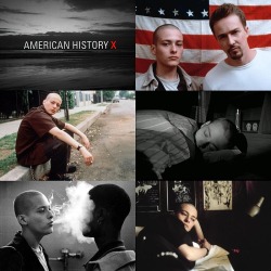willywankaandtheslaughterfactory:  AMERICAN HISTORY X -1998 So I guess this is where I tell you what I learned - my conclusion, right? Well, my conclusion is: Hate is baggage. Life’s too short to be pissed off all the time. It’s just not worth it.
