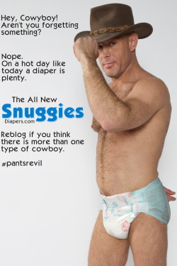 snuggiesdiapers:With the temp rising outside, finally…   so hot!!!