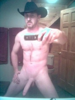 cwbyrider:  txwrangler:  wranglrlover:  Hung cowboy  Fuckin’ hot cowboy!  Hell yeah he is!