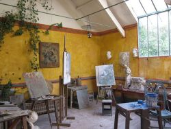 girlinlondon:Claude Monet’s studio in Giverny  