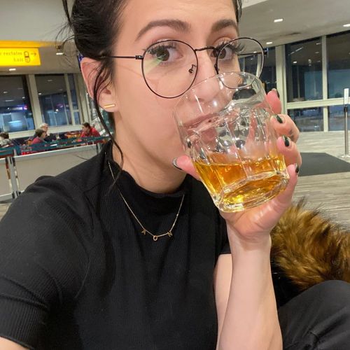 What up, it me, your girl stuck in Scotland. Finally got a flight home early: Dublin tonight and then tomorrow to Newark and then to LA. Wish me luck and join iloveapriloneil.com so I can afford to be drunk this whole nightmare and pay rent when I get
