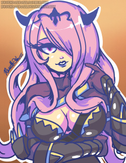 ravenousruss:The HYPE for Fire Emblem Fates is real! I cannot wait for this game so I drew up a pic of Camilla!