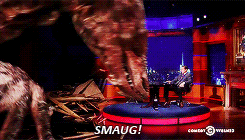 Porn photo grumpybilbo:Stephen Colbert: Smaug the Impenetrable,