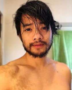 celebswhogetslepton: @osricchau: Last day gluing pubes on my face. It’s been a wonderful time.  
