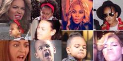 beyhivee4ever:  Like mother like daughter