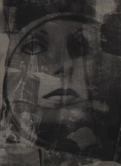 Les-Sources-Du-Nil:  David Noonan Untitled. Silkscreen On Linen Collage, 2012 