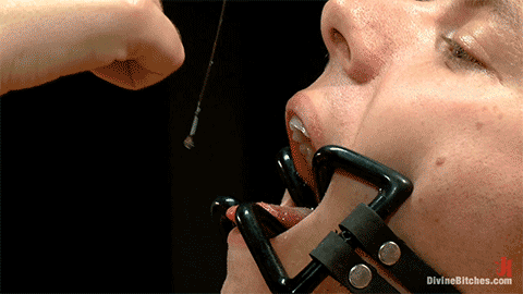 shameless-seed-feed:  Original GIF sequence from The Shameless Seed-Feed. Hot moment with Mz Berlin from her most recent Divine Bitches shoot! 