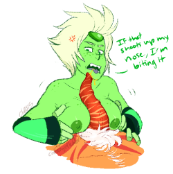 And of course Peridot and Lapis return the favor (well at least they try to)Follow up to: Jasper