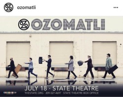Yes!!!! They are coming to Modesto, my favorite live band!!!! I&rsquo;m a be there for some  @ozomatli  @ozomatli  @ozomatli  @ozomatli