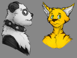 Trying to work out different anatomy changes to make alongside what to tweak with rendering before I start more studies&hellip;Longer necks seem to be a step towards what I’m after. There’s also some head variations that are starting to work out as