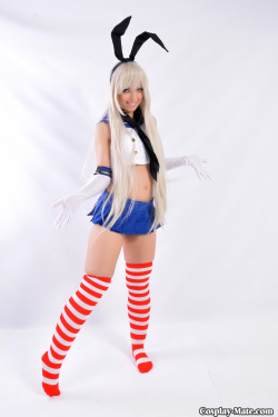 New set ready on cosplay-mate.com Shimakaze from Kantai Collection by Nathalya. The full set have 99 pictures! :) Hope you like the result.