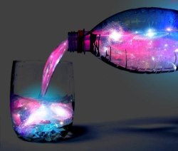 Aurora Jungle Juice - an alcoholic drink that in black light looks like outer space How to make it here