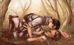 milk-chai:  Eren, Please.  Levi does [not] want to roll around in the dirt with you. 