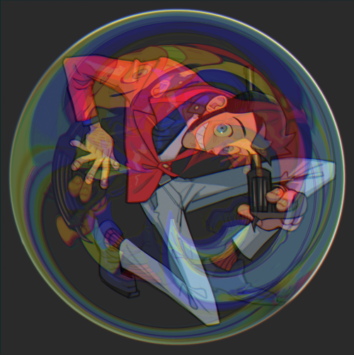 biggs-regretti:  Lupin in a bubble : )  