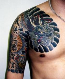 tattootranslations:  This tebori tattoo by