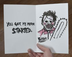 themysticmonster:  Horror-Themed Valentines Card. See more HERE. 