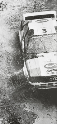 amjayes:  &ldquo;We say it is about 330 bhp between 7,200 and 7,700 rpm but I must tell you these are strong Bavarian beer-carrying horses, not the smaller ones from Italy&rdquo; - Audi´s Ferdinand Piëch on the new Quattro in 1982.