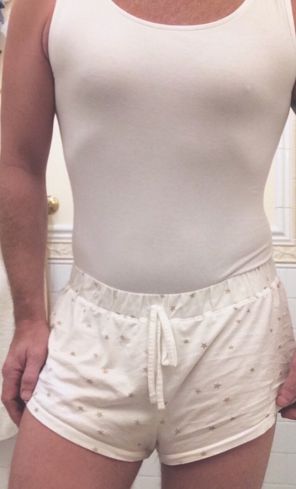 sohard69white:Cute little pyjama shorts &amp; bodysuit