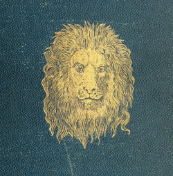 nemfrog:  A golden lion. The standard natural history. 1884. Cover art. 