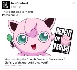 sc3n3gurl:  gyarados:  Jigglypuff would never be homophobic this is a farce  of all pokemon they chose jigglypuff to be the anti gay icon im CACKLING 