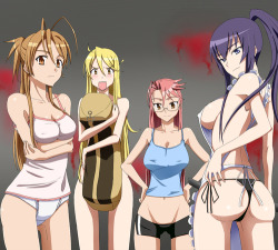 jsoggy:  Watching High School of the Dead.  Boobs, Ass, and Killing Zombies.  Whats better?