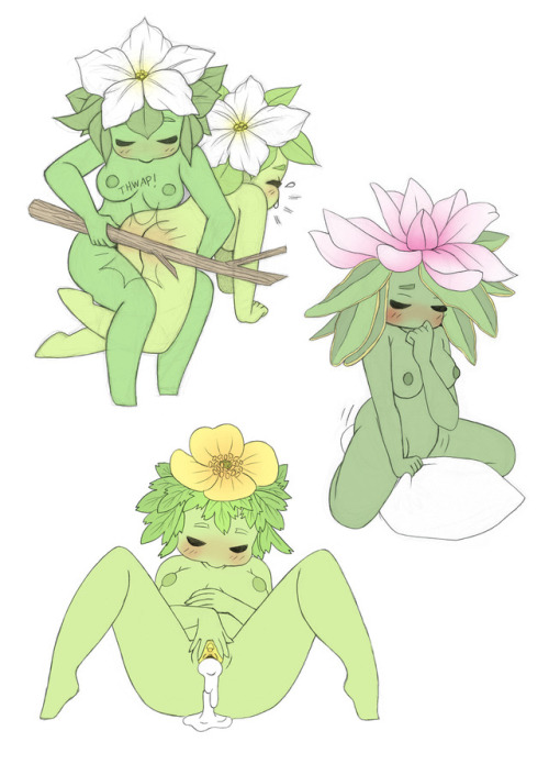 neulinu-nsfw:  Part 2 - a collection of requests from the Plant Sprite Inbox Event. thank you to all who participated in the event! ♥（ﾉ´∀`） 