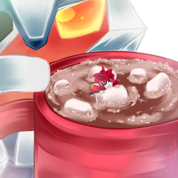 processormalfunction:day 12: 12/12/12…. I haven’t drawn robots in a while so yeah….have some hot cocoa.