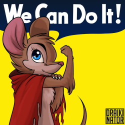 draikinator:  Happy Women’s History Month, from Mrs. Brisby!   Redbubble | Patreon | Ko-Fi    